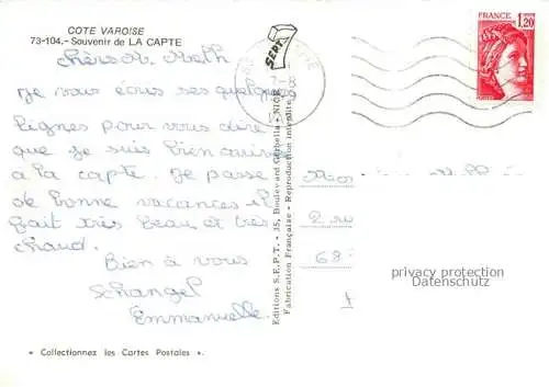 AK / Ansichtskarte  La Capte Hyeres Toulon 83 Var Plage Maison dans la Pinède