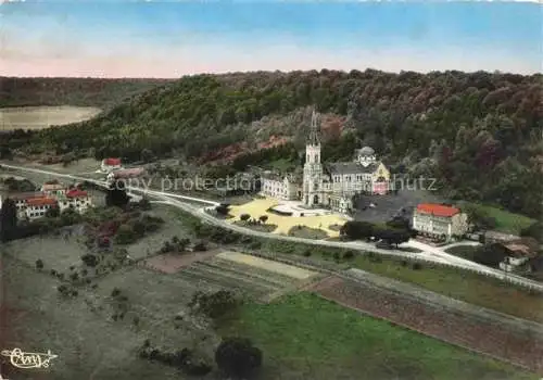 AK / Ansichtskarte  Domremy-la-Pucelle 88 Vosges Basilique Nationale de Sainte Jeanne d'Arc vue aérienne