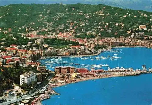 AK / Ansichtskarte  San Margherita Ligure IT Il porto veduta aerea