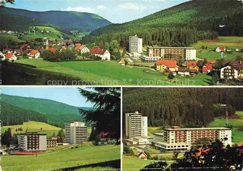 AK / Ansichtskarte  Obertal Baiersbronn Panorama Schwarzwald-Sanatorium