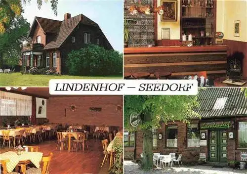 AK / Ansichtskarte  Seedorf Lauenburg Landgasthof Lindenhof Gastraum Theke