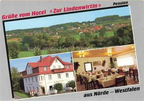 AK / Ansichtskarte  Noerde Panorama Hotel zur Lindenwirtin Restaurant