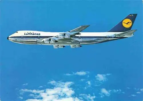 AK / Ansichtskarte  Flugzeuge Zivil Lufthansa Boeing Jet 747