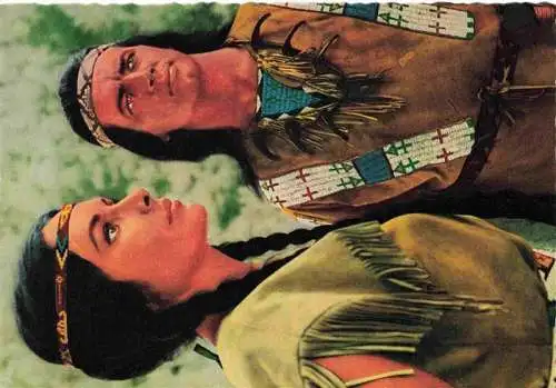 AK / Ansichtskarte  Kino Film Cinema Cine Nscho Tschi und Winnetou