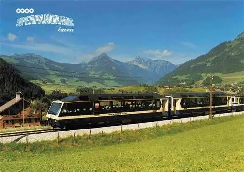 AK / Ansichtskarte  Eisenbahn Railway Chemin de Fer Ferrovia-- Montreux Berner Oberland Bahn