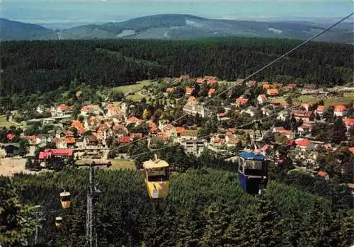 AK / Ansichtskarte  Seilbahn Cable-Car Telepherique Hahnenklee Bockswiese Oberharz 