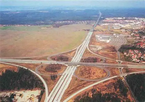 AK / Ansichtskarte  Autobahn Autostrada Autoroute Highway Hermsdorfer Kreuz 