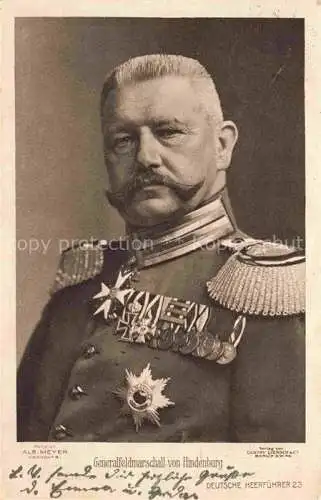 AK / Ansichtskarte  HINDENBURG  Paul von Politik Generalfeldmarschall Berlin