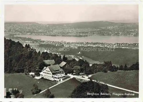 AK / Ansichtskarte  Baldern  uetliberg ZH Fliegeraufnahme mit Berghaus Baldern