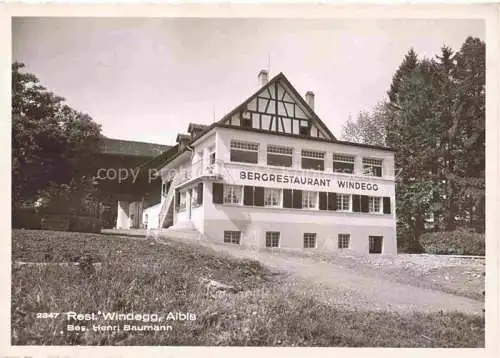 AK / Ansichtskarte  Albis ZH Bergrestaurant Windegg