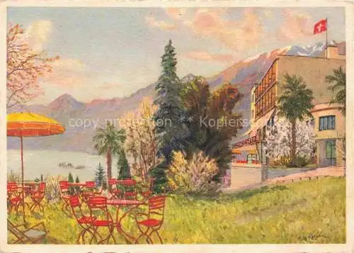 AK / Ansichtskarte  Ascona Lago Maggiore TI Monte Verita la primavera