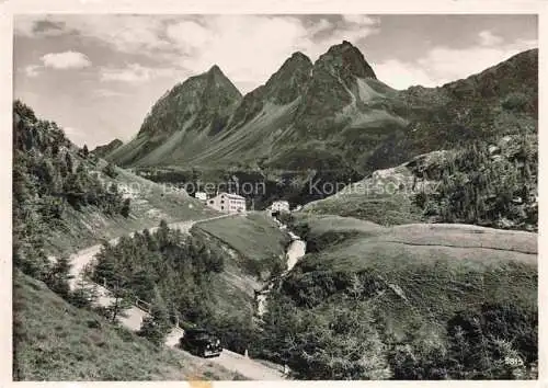 AK / Ansichtskarte  Weissenstein Gasthaus 2030m Albula Preda GR Berggasthaus Weissenstein Panorama