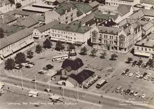 AK / Ansichtskarte  Lidkoeping Sweden Nya Stadens torg med Gamla Radhuset 