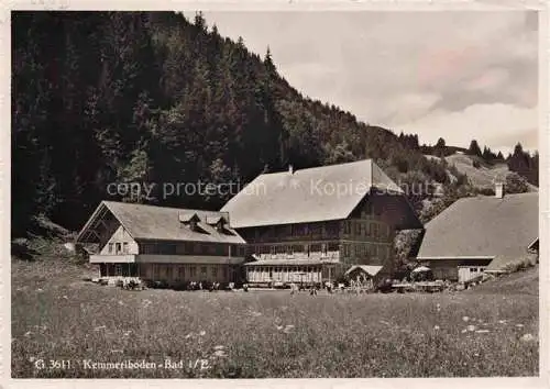 AK / Ansichtskarte  Kemmeribodenbad Emmental Schangnau BE Hotel Bahnstation Wiggen