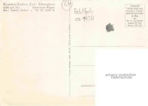 AK / Ansichtskarte  Kemmeribodenbad Emmental Schangnau BE Hotel Bahnstation Wiggen