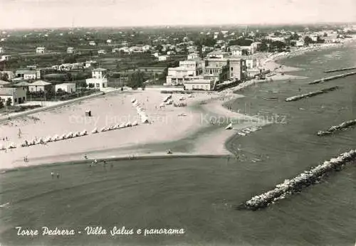 AK / Ansichtskarte  Torre Pedrera RIMINI IT Villa Salus e panorama Fliegeraufnahme