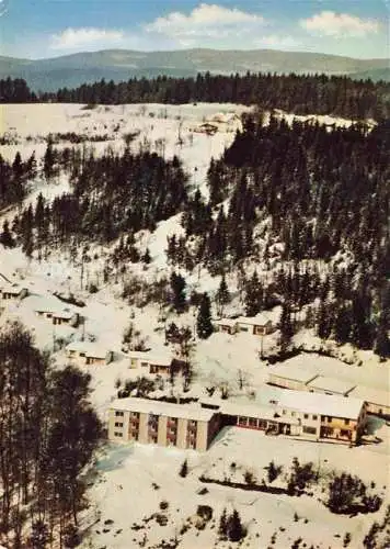 AK / Ansichtskarte  Langfurth Ansbach Bayern Berghotel Feriendorf Sonnenwald Winterpanorama