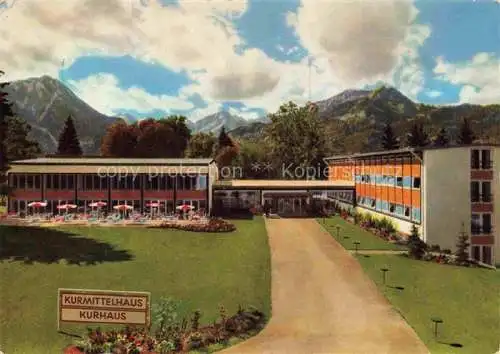 AK / Ansichtskarte  OBERSTDORF Kurmittelhaus Kurhaus Kurpark Allgaeuer Alpen