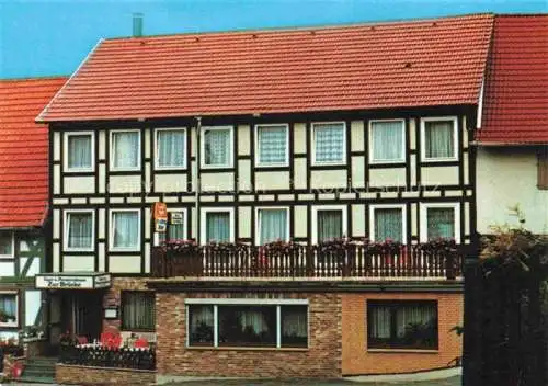 AK / Ansichtskarte  Lippoldshausen Gasthaus Pension zur Bruecke