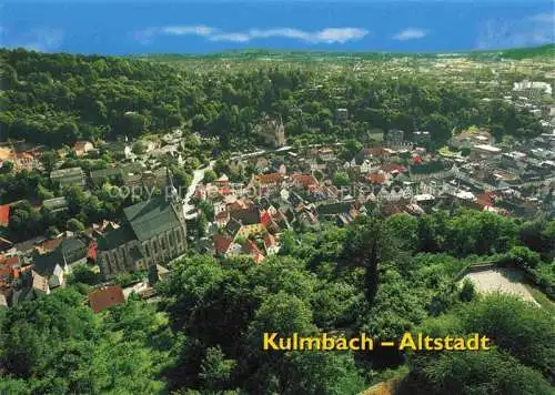 AK / Ansichtskarte  Kulmbach Blick auf die Altstadt mit Petrikirche und Kirche Zu unserer lieben Frau