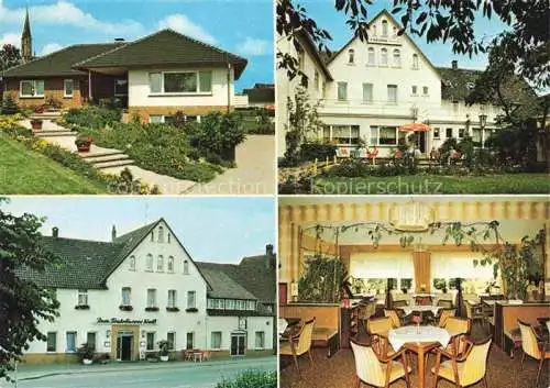 AK / Ansichtskarte  Sandebeck Hotel Pension Zum Teutoburger Wald Gastraum