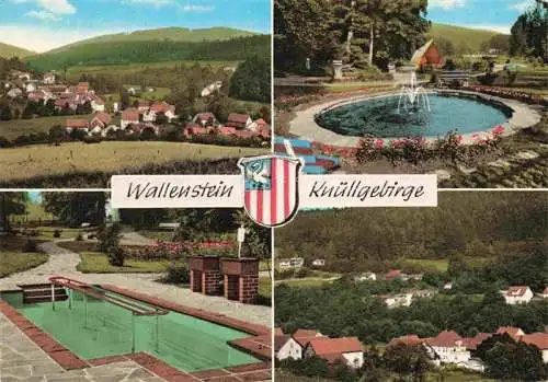 AK / Ansichtskarte  Wallenstein Knuellwald Hessen Panorama Erholungsort Wassertreten Parkanlagen