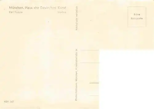 AK / Ansichtskarte  Verlag HDK Haus der Deutschen Kunst Nr. 567 Muenchen Karl Truppe Vanites 