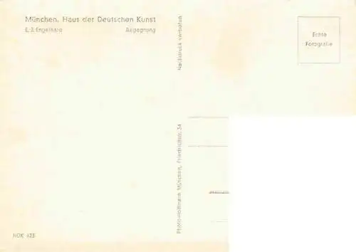 AK / Ansichtskarte  Verlag HDK Haus der Deutschen Kunst Nr. 423 Muenchen E.J. Engelhard Begegnung 