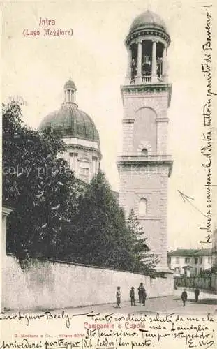 AK / Ansichtskarte  Intra Lago Maggiore TI Campanile e Cupola