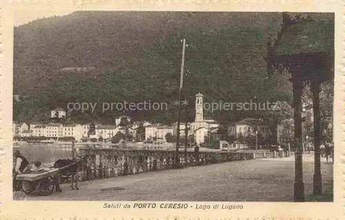 AK / Ansichtskarte  Porto Ceresio Lago di Lugano IT Panorama