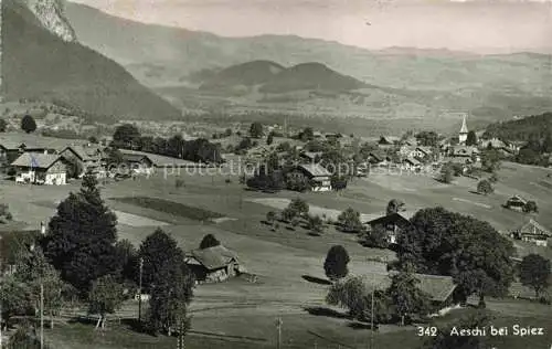 AK / Ansichtskarte  Aeschi Spiez BE Panorama