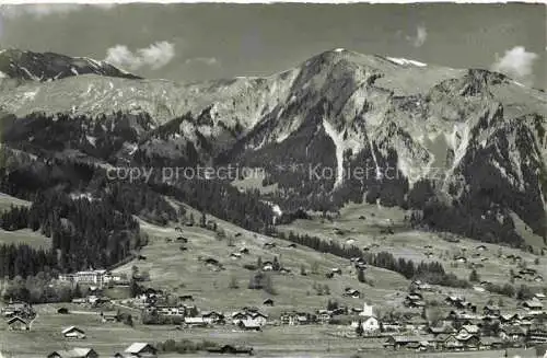 AK / Ansichtskarte  Lenk Simmental BE mit Wistaetthorn und Duerrenwaldhorn