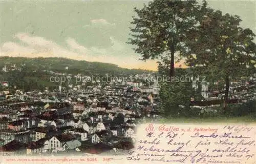 AK / Ansichtskarte  St Gallen SANKT GALLEN SG Blick vom Falkenberg