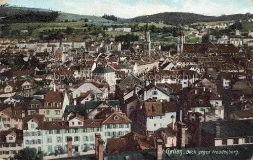 AK / Ansichtskarte  St Gallen SANKT GALLEN SG Panorama mit Freudenberg