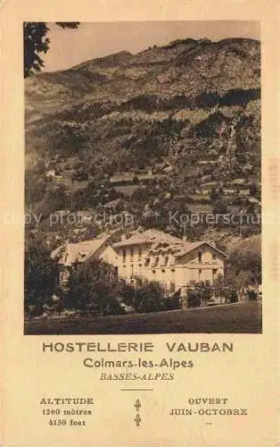 AK / Ansichtskarte  Colmars-les-Alpes 04 Alpes-de-Haute-Provence Hostellerie Vauban