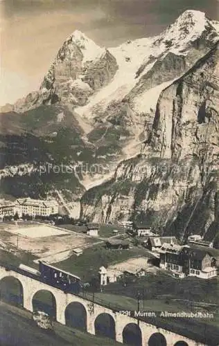 AK / Ansichtskarte  Muerren BE Allmendhubelbahn Panorama