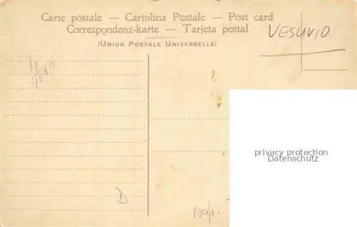 AK / Ansichtskarte  Vesuvio Vulkan Vulcano Volcano Napoli Campania IT Eruzione del Vesuvio Aprile 1906