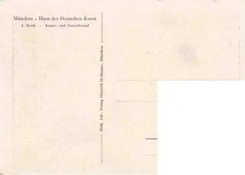 AK / Ansichtskarte  Verlag HDK Haus der Deutschen Kunst Nr. 148 Muenchen A. Reich Kunst und Naturfreund