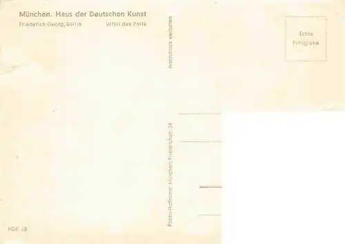 AK / Ansichtskarte  Verlag HDK Haus der Deutschen Kunst Nr. 30 Muenchen Friederich Georg Berlin Urteil des Paris