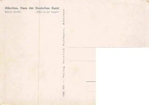 AK / Ansichtskarte  Verlag HDK Haus der Deutschen Kunst Nr. 1012 Muenchen Arnold Moeller Kuehe in der Amper