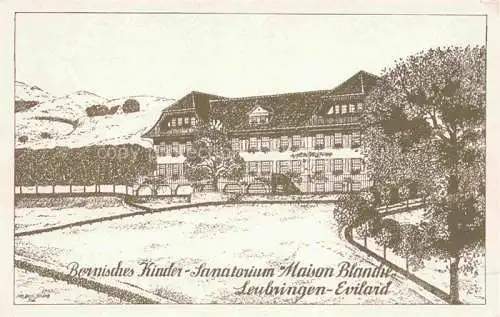 AK / Ansichtskarte  Leubringen Biel Bienne BE Bernisches Kindersanatorium Maison Blanche