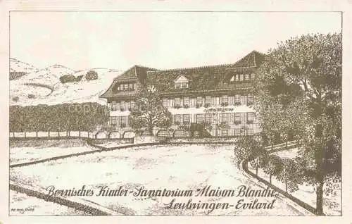 AK / Ansichtskarte  Leubringen Biel Bienne BE Bernisches Kindersanatorium Maison Blanche