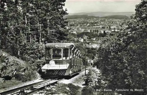 AK / Ansichtskarte  Biel Bienne BE Funiculaire de Macolin