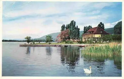 AK / Ansichtskarte  Neuveville La Neuenstadt Bielersee Preles BE Seepartie Hotel Restaurant J J Rousseau