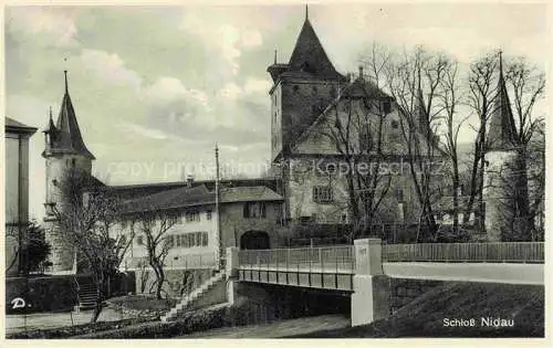 AK / Ansichtskarte  Nidau Bielersee Lac de Bienne BE Schloss