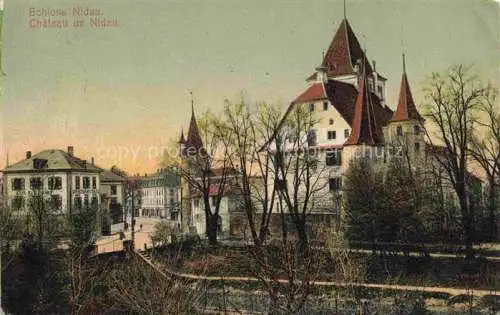 AK / Ansichtskarte  Nidau Bielersee Lac de Bienne BE Schloss