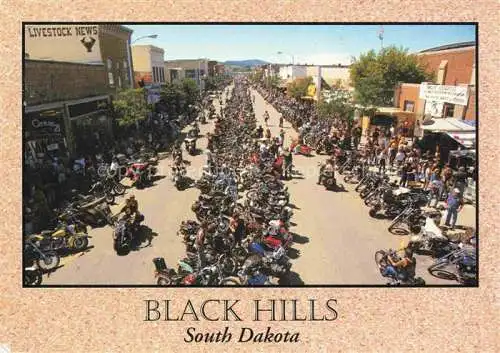 AK / Ansichtskarte  Sturgis South Dakota Black Hills Thousands of bikers and motorcycle buffs Annual Rally