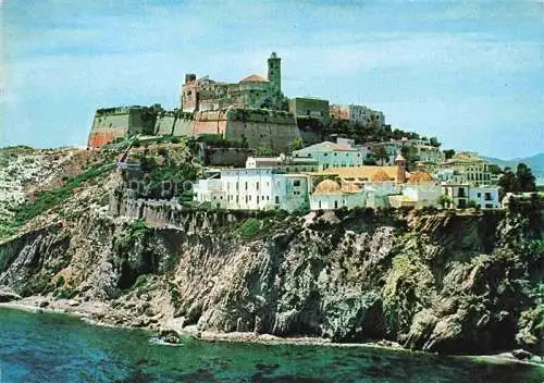 AK / Ansichtskarte  IBIZA Islas Baleares ES Catedral y castillo