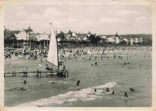 AK / Ansichtskarte  Binz Ruegen Strandleben