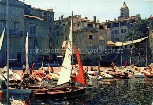 AK / Ansichtskarte  Saint Tropez Var Le pittoresque port de La Ponche